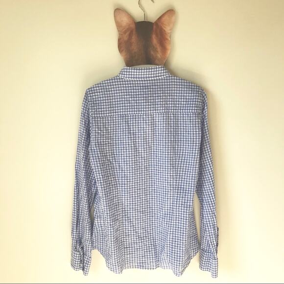 J. Crew Button-Down Checkered Top Size Small - Picture 7 of 8
